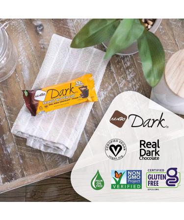 NuGo Dark Variety - Pretzel and Sea Salt 12 Bars & Peanut Butter Cup 12 Bars Vegan 200 Calorie Gluten Free 24 ct Variety - Buy Online on SooperMarket.com