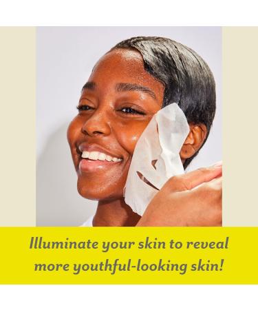 Patchology Brightening Face Masks with Vitamin C - Illuminate Skin Tone & Radiance | Best Sheet Masks for Men & Women (2 Count - Buy Online on SooperMarket.com