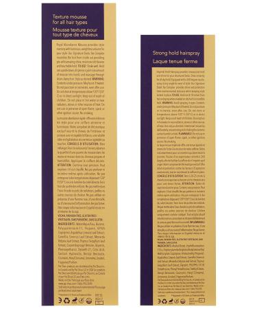 Buy Pai-Shau Imperial Hold Hairspray & Royal Abundance Mousse Set - International Shipping Available - Buy Online on SooperMarket.com