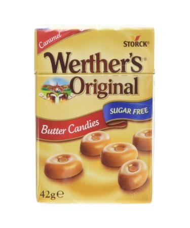 Werther's Original Sugar Free Caramel Butter Candies 42g