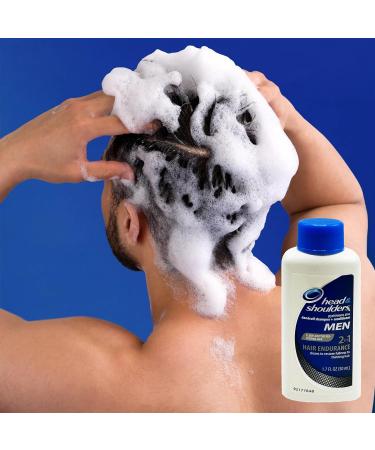 Buy Head & Shoulders 2 in 1 Men's Dandruff Shampoo & Conditioner - Travel Size Hair Endurance for Thinning Hair TSA Approved 12 Count - Shop Internationally - Buy Online on SooperMarket.com