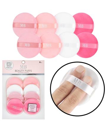 Expressions 8pc Beauty Buffs Set - Round Makeup Blenders for Flawless Finish | Professional Cosmetic Sponges & Applicators | International Shipping Available - Buy Online on SooperMarket.com