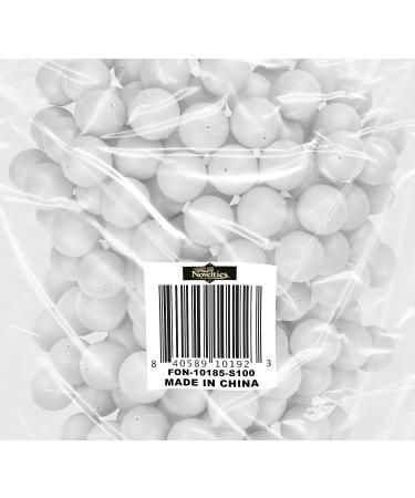 Fairly Odd Novelties 3/4 Mini Ping Pong/Table Tennis/Beer Pong Round Balls (100 Pack) - 19mm White - Buy Online on SooperMarket.com
