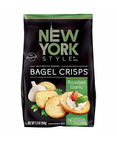 New York Style Bagel Crisps Garlic 7.2 oz - Pack of 3 - Buy Online on SooperMarket.com