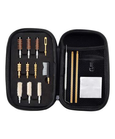 BOOSTEADY Pistol Cleaning Kit Weapon Cleaning Kit Gun Cleaning Kit Brush Sawtooth Cotton Mops .357 / .38 / 9mm.40.45 Caliber
