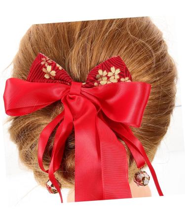 SEWACC elastic hair ties decor hair barrettes for girls hair ties girls hair ties with bows hair ties for girl hair bow hair rope bow hair ties elasticity bow tie girl child fabric - Buy Online on SooperMarket.com