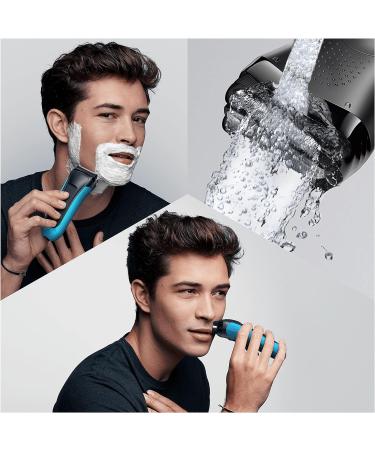 Buy Braun Series 3 3010BT Shave and Style Electric Razor & Trimmer - Blue/Black | International Shipping - Buy Online on SooperMarket.com