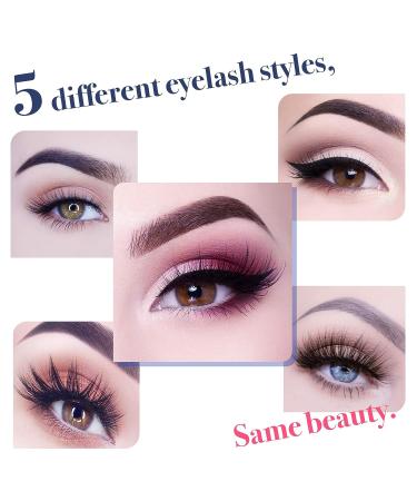 5 Pairs Reusable Magnetic Eyelashes and 2 Tubes of Magnetic Eyeliner Kit  Upgraded 3D Magnetic Eyelashes Kit With Tweezers Inside  Magnetic Eyeliner and Magnetic Eyelash Kit - No Glue Needed - Buy Online on SooperMarket.com