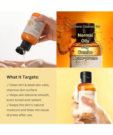 Cocoon Hung Yen Turmeric Cleanser - Natural Skin Brightening Face Wash (4.73 fl oz) | Shop Worldwide - Buy Online on SooperMarket.com
