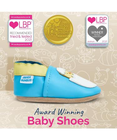 Soft Sole Leather Baby Shoes for Boys and Girls | Toddler Walking Shoes 12-18 Months - Chick Design - Buy Online on SooperMarket.com