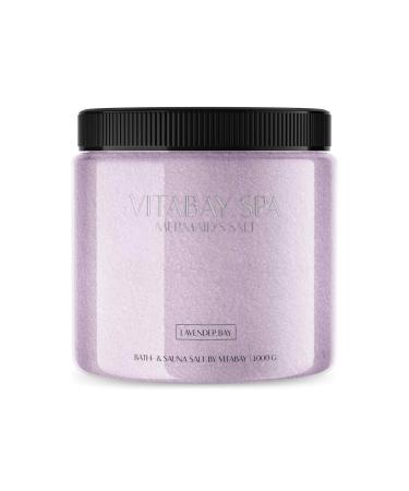 Vitabay sauna and bath salt Lavender Bay 1000 g Gentle body scrub Suitable for whirlpool