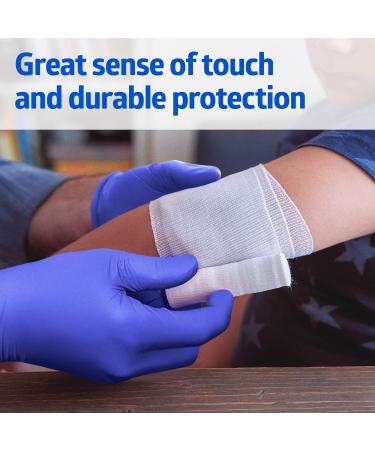 Medline FitGuard Touch Nitrile Exam Gloves - 100 Count Medium, Powder-Free, Disposable - Ideal for Medical Tasks and Household Chores - Durable, Latex-Free (Pack of 100) - Buy Online on SooperMarket.com