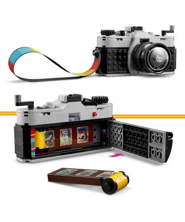 LEGO Creator 3in1 Retro Camera Toy to Video Camera to TV Set  Kids' Desk Decoration or Bedroom Accessories  Photography Gifts for Girls and Boys Aged 8 Plus Years Old Who Enjoy Creative Play 31147 - Buy Online on SooperMarket.com
