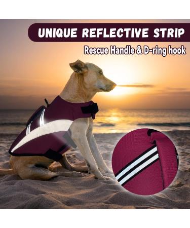 Alagirls Small Dog Rescue Vest - Adjustable Ripstop Safety Preserver with High Buoyancy for Dogs - Buy Online on SooperMarket.com