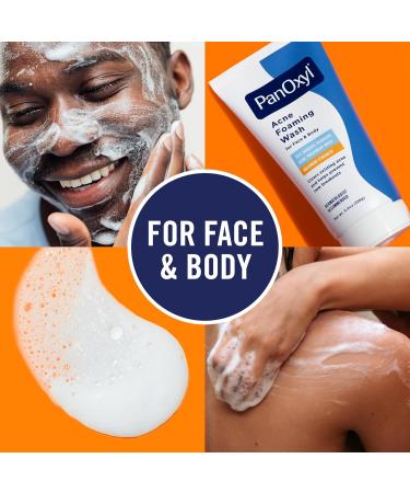 PanOxyl Acne Foaming Wash 10% Benzoyl Peroxide | Maximum Strength Treatment - 5.5 oz - Buy Online on SooperMarket.com