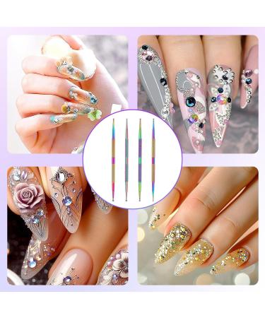 Jeffdad 4-Piece Dotting Pen Set - Professional Stainless Steel Nail Art Tools for DIY Decoration - Buy Online on SooperMarket.com