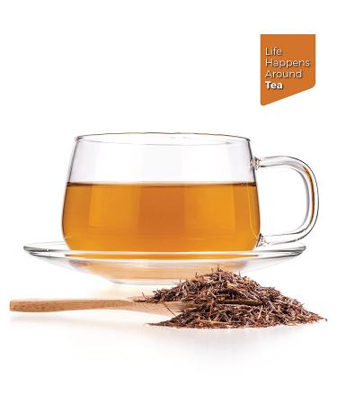 Tealyra Pure Rooibos Red Herbal Tea - Antioxidant-Rich African Red Bush Loose Leaf Tea - Relaxing and Detoxifying - Caffeine-Free - 220g (8oz) - Buy Online on SooperMarket.com