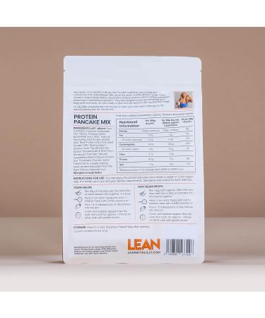 LEAN with Lilly Vegan Protein Pancakes - Natural Vanilla Flavour 500g - Buy Online on SooperMarket.com