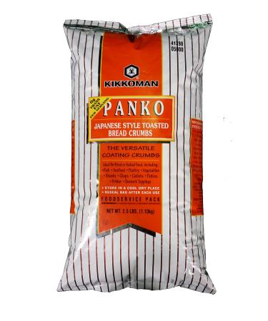 Kikkoman Panko Japanese Style Toasted Bread Crumbs Food Service Pack 2.5 lbs (1.13 kg)
