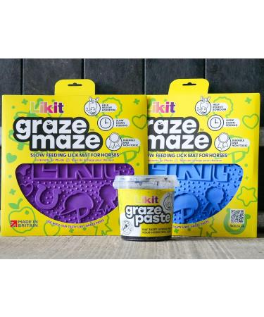 Likit Graze Paste Horse Lick Paste | Use with Likit Graze Maze horse lick mat | Tasty horse treat your horse will love | 1.2kg - Buy Online on SooperMarket.com