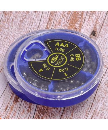 SF Micro Split Shot Lead Combo - 112Pcs/4 Sizes/1 Box - Fly & Ice Fishing Pure Lead Sinkers Weights - Fishing Tackle - Buy Online on SooperMarket.com