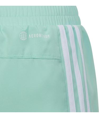 Buy adidas Girls 3-Stripes Shorts (1/4) - Versen/White | International Shipping Available - Buy Online on SooperMarket.com