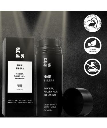 Grace and Stella Hair Building Fibers - Medium Brown (22g) - Instantly Thicken Thinning Hair - Cover Bald Spots Discreetly - Buy Online on SooperMarket.com