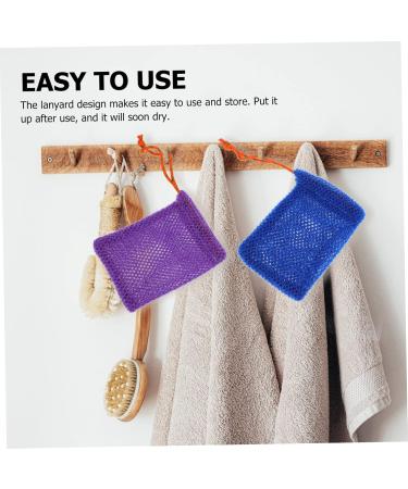 FOYTOKI 8 Pcs Soap Bag Foaming Net Bath Soap Liquid Bag Rapid Drying Towel Bubble Soap Nylon - Buy Online on SooperMarket.com