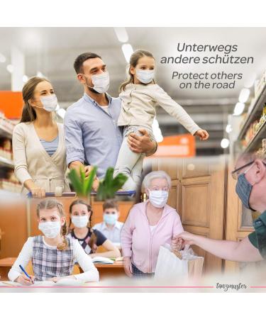 Dance Pattern Washable Cotton Face Mask for Kids & Adults - 2-Layer with Nose Bracket & Filter Bag - Oeko-Tex Standard 100 - Gray Red Birds - International Shipping Available - Buy Online on SooperMarket.com