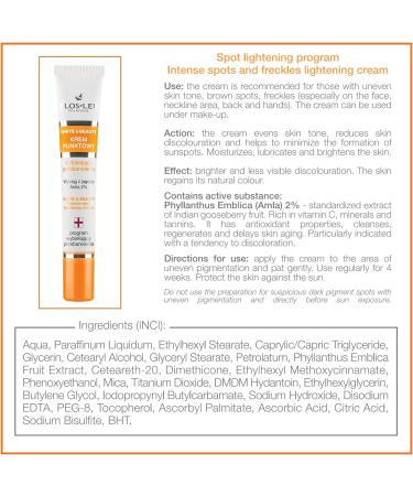 FLOSLEK Spot Face Cream Bleaching Discoloration & Freckles | 20 ml | Reduces Intensity of Redness & Blemishes | Softens & Evens Skin Colour | Healthier & Brighter Complexion | Dermatologically Tested Brightening point cream - Buy Online on SooperMarket.com
