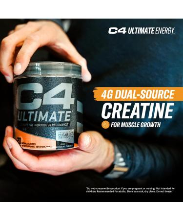 C4 Ultimate Pre-workout Powder Preworkout Supplement Drink for Workout Energy - Orange Mango 20 Servings Orange Mango 20 Servings (Pack of 1) - Buy Online on SooperMarket.com