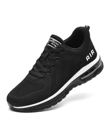 Lamincoa Womens Air Running Shoes Lightweight Women Sneakers Air Cushion Walking Tennis Shoes for Women 9 Black-a