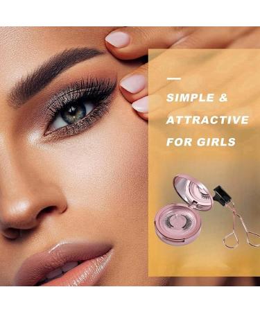 Magnetic Eyelashes Without Eyeliner Reusable Magnetic Lashes Kit Magnetic Eyelashes With Applicator 3D Magnetic Eyelash Partner Set Wispy Fluffy Magnetic Lashes No Glue or Liner Needed (2 Pairs) - Buy Online on SooperMarket.com