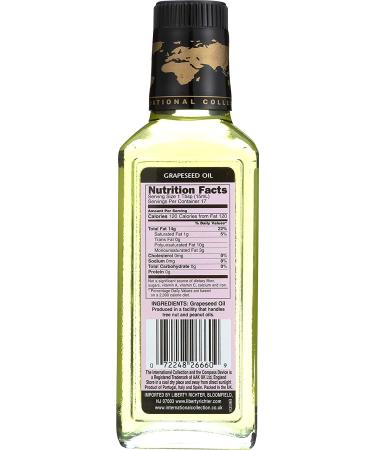 International Collection Grapeseed Oil 8.45 oz - Pack of 6 | High-Quality Cooking Oil - Buy Online on SooperMarket.com