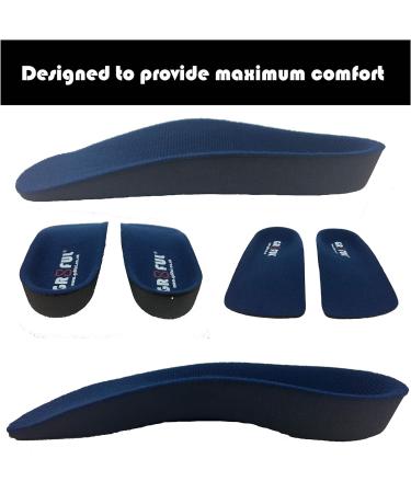 Orthotic Insoles for Plantar Fasciitis & Achilles Tendonitis - Arch Support for Flat Feet - Reduce Heel, Knee & Back Pain - 1 Pair for Men, Women & Kids - Buy Online on SooperMarket.com
