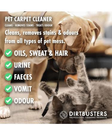 Dirtbusters Pet Carpet Cleaner Blackberry and Fig and Geranium and Chamomile 2x5 Litre Professional Carpet and Upholstery extraction shampoo solution cleaner with reactivating odour treatment. - Buy Online on SooperMarket.com