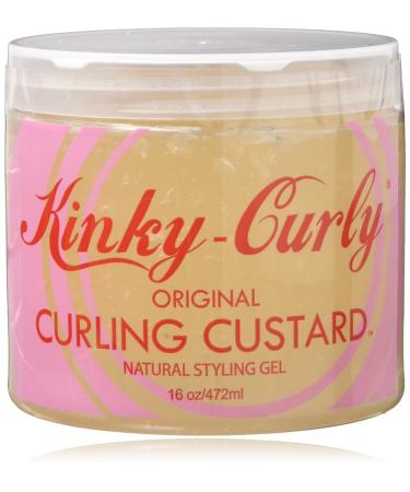 Kinky-Curly Original Curling Custard Natural Styling Gel 16 oz (472 ml)