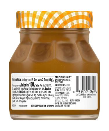 Smucker's Simple Delight Salted Caramel Topping - 11.5 oz - Buy Online on SooperMarket.com