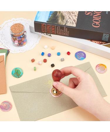 Craspire Butterfly Wax Seal Stamp 25mm - Retro Wood Handle for Envelopes & Invitations - Wedding Decor & Bottle Embellishment - Buy Online on SooperMarket.com