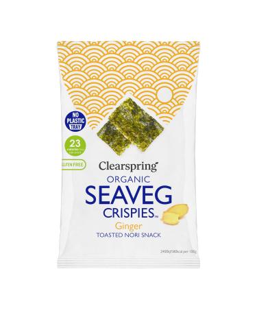 Clearspring Organic Seaveg Crispies (1 Ginger) Ginger 1 g (Pack of 1)