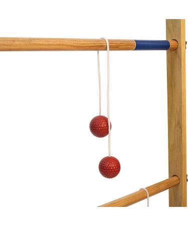 Ladder Toss Double Wooden Ladder Ball Game with Carrying Case - Durable Finish, Outdoor Fun - Buy Online on SooperMarket.com
