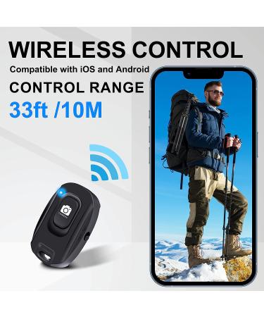 64 Inch Phone Tripod Selfie Stick with Wireless Remote - Perfect for Group Selfies, Live Streaming & Video Recording - Compatible with All Cellphones - Buy Online on SooperMarket.com