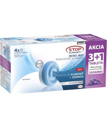 Buy Ceresit Stop Wilgoci Aero 360 - 1 Lavender + 3 Neutral Refills | Moisture Absorbing Odor Neutralizers | International Shipping Available - Buy Online on SooperMarket.com