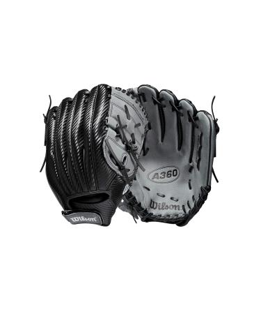 Wilson A360 Baseball Glove Black Right Hand Throw 30 cm (12 inches) Black