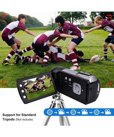 Heegomn Video Camera Camcorder 2.7K 36MP Vlogging Recorder for YouTube TikTok | 2.8'' LCD Screen, 8X Digital Zoom | Ideal for Teens & Beginners - Buy Online on SooperMarket.com