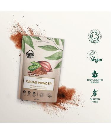 Earths Basket Organic Cacao Powder 250g Peruvian Natural & Pure Theobroma Cacao. Magnesium & Iron - Buy Online on SooperMarket.com