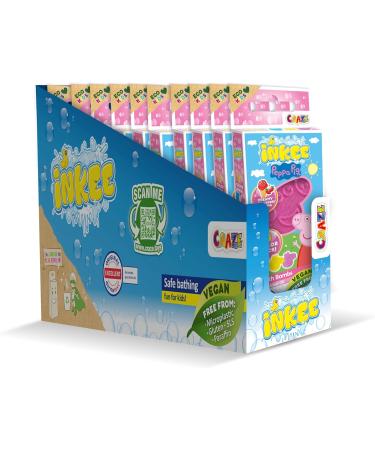INKEE Peppa Pig Mini Bath Bombs - Kids Pack of 10 | 30 Fun Colors Almond Oil & Strawberry Fragrance | Ideal for Bath Time Play - Buy Online on SooperMarket.com