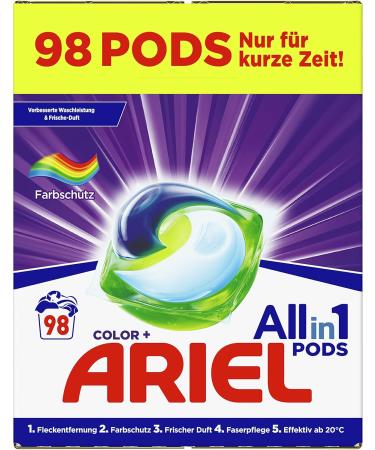 Ariel All-in-1 Pods Color Detergent - 98 Loads | Premium International Shipping & Best Prices - Buy Online on SooperMarket.com