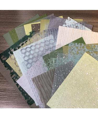30Pcs A5 Handmade Scrapbook Paper Set - Snow Dot Mesh Fabric Mix for Art Journaling & Card Making - Buy Online on SooperMarket.com