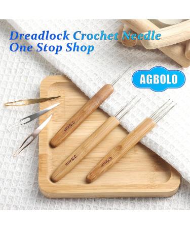 6PCS Durable 0.75mm Dreadlock Crochet Needle Set | Interlocking Tool for Maintaining Real Dread Locs - Buy Online on SooperMarket.com